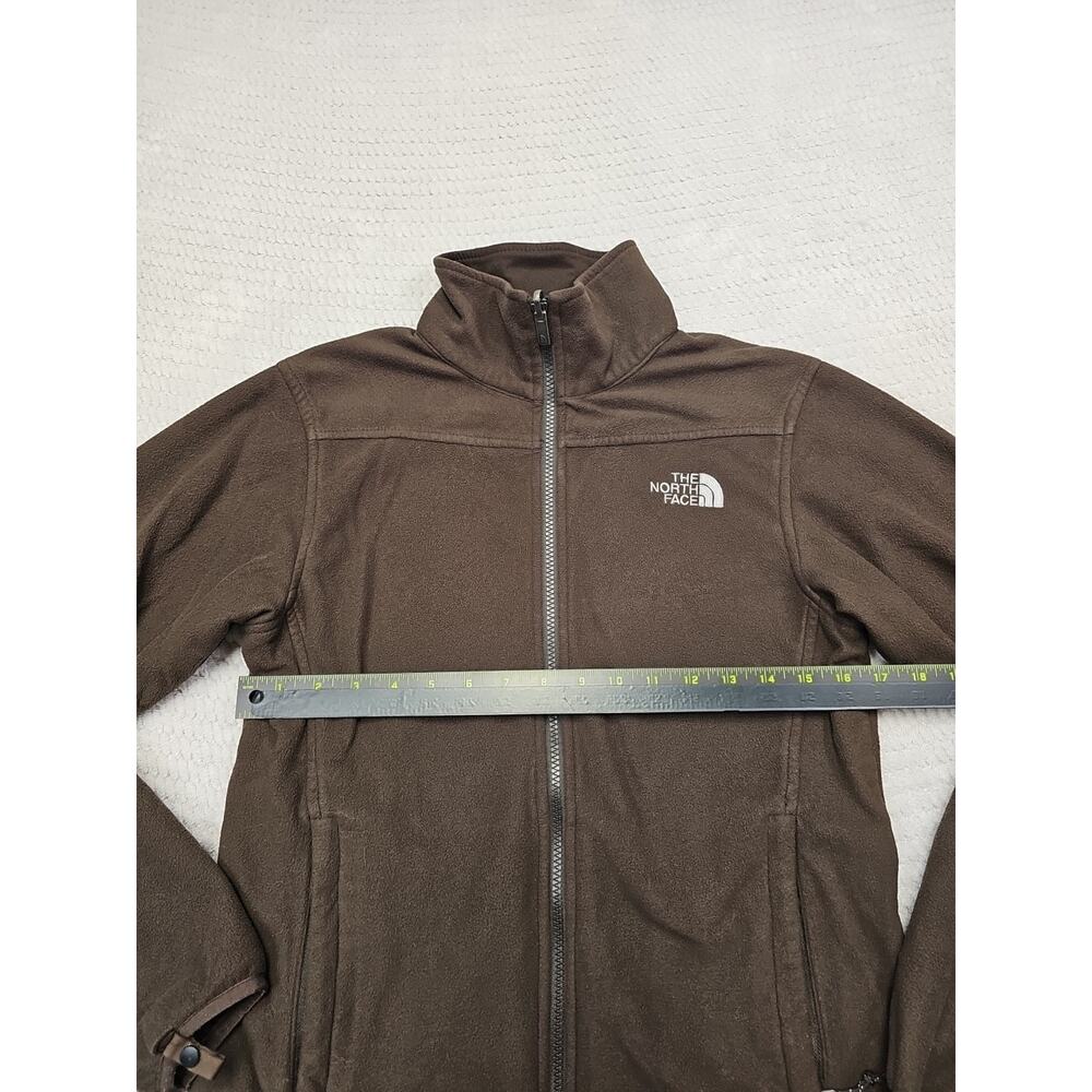 The Northface Jacket Womens Small Brown Fleece Full Zip - Picture 3 of 8